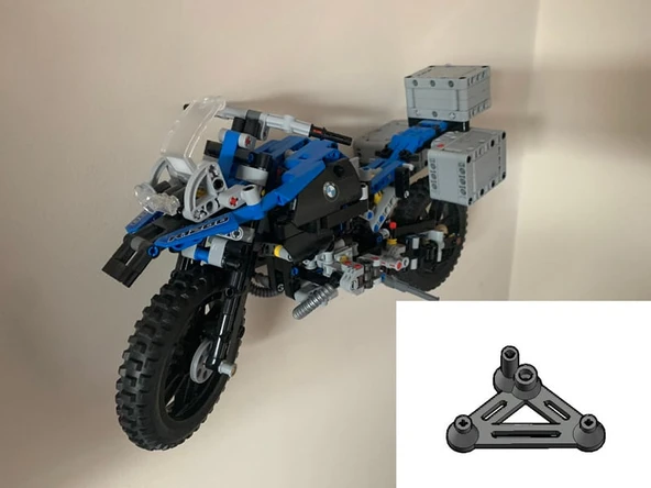 Lego Technic BMW R1200GS Motosiklet Duvar Montajı (Plastik Aparattır!!!)