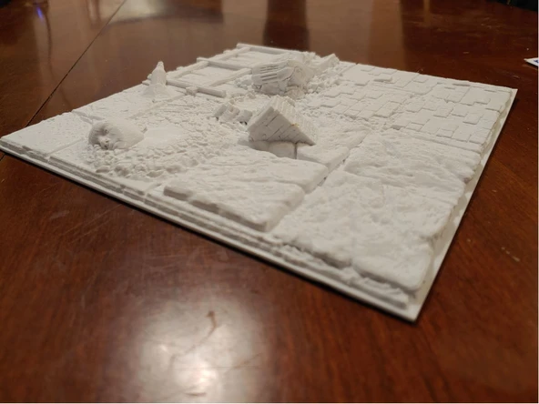 Byr Kuru Fırça Doku Paleti (Plastik Aparattır!!!) 3D - 4