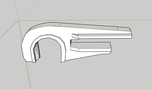 Byr LG Çamaşır Makinesi Tahliye Borusu Tutucu (Plastik Aparattır!!!) 3D - 2