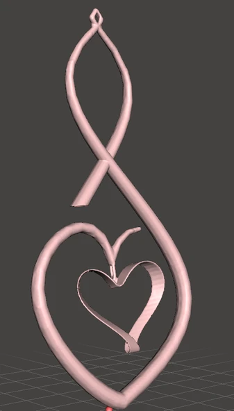 Byr Sevgililer Aşk Kolye (Plastik Aparattır!!!) 3D - Resim 4