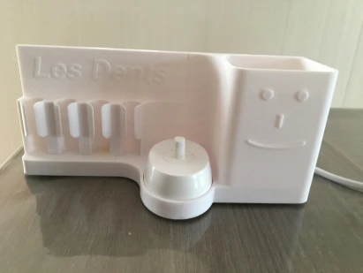 Byr Destek türü Oral B (Sadece Plastik Aparattır!!!) 3D - Resim 2