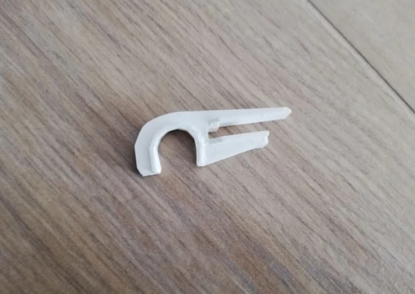 Byr LG Çamaşır Makinesi Tahliye Borusu Tutucu (Plastik Aparattır!!!) 3D - 3