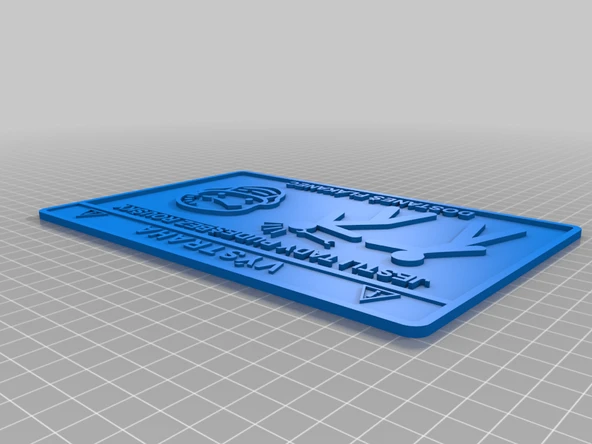 Byr Yüz maskeleri giymek için uyarı işareti (Çek metni) (Sadece Plastik Aparattır!!!) 3D - Resim 3