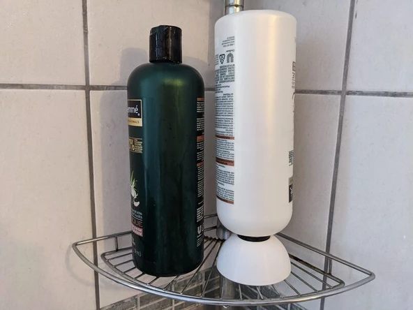 Byr Şampuan, saç kremi, sıvı sabun vb. için baş aşağı şişe standı. (Sadece Plastik Aparattır!!!) 3D - 3