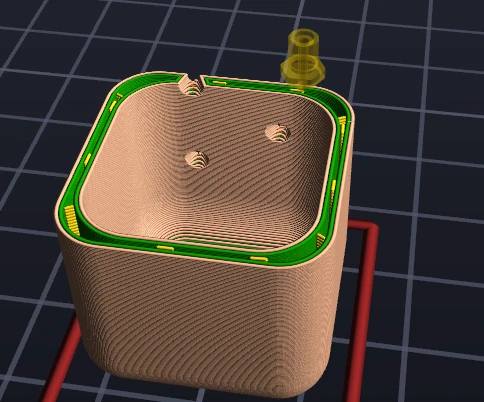 Byr Minimal duş başlığı (Sadece Plastik Aparattır!!!) 3D - 4