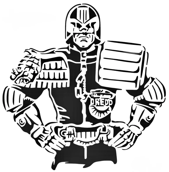 Yargıç Dredd kalıp 3 (Plastik Aparattır!!!)