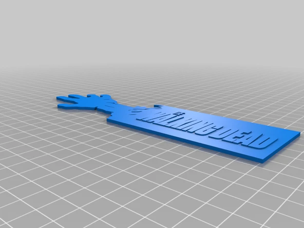 Byr Yürüyen Ölüler Kitap Ayracı (Sadece Plastik Aparattır!!!) 3D - 3