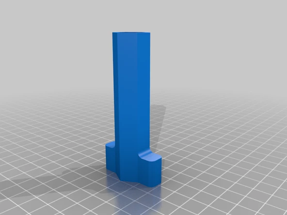 Byr M8/13 mm "Klozet Kapağı" Lokma Anahtar (Sadece Plastik Aparattır!!!) 3D - 3