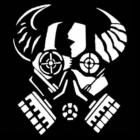 Byr Maske Kafatası Şablonu 2 (Sadece Plastik Aparattır!!!) 3D - Resim 2