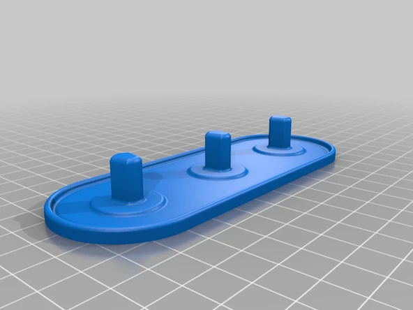 Byr Oral B diş fırçası için üçlü taban (Sadece Plastik Aparattır!!!) 3D - 4