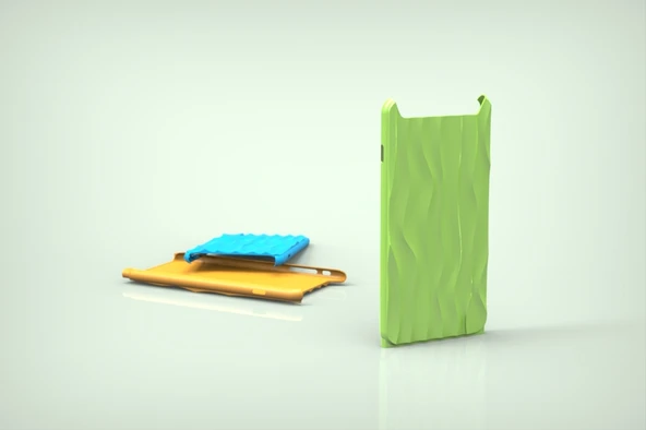 Dalgalı Dokulu Iphone 6 PLUS Kılıf (GÜNCELLENDİ) (Plastik Aparattır!!!)