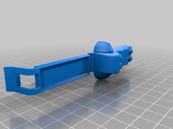 Byr Mini timsah gıda klibi, çanta klibi (Sadece Plastik Aparattır!!!) 3D - 3