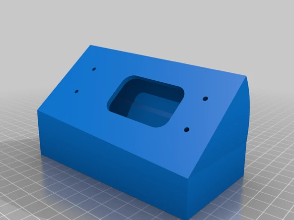 Byr Yüzük kapı zili 2. gen. (45 ° açı + 5 ° UP) (Sadece Plastik Aparattır!!!) 3D - Resim 4