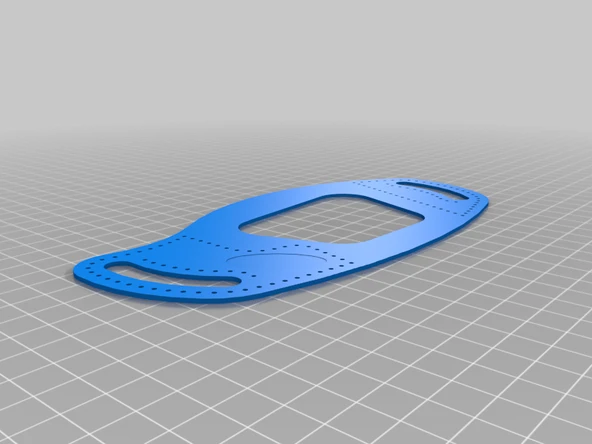 Byr Universal Fit (Büyük) Kılıf Şablonu (Sadece Plastik Aparattır!!!) 3D - 2