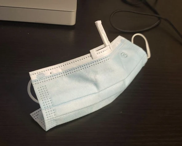 Byr Gözlükler Sis Önleme için Maske Burun Klibi (Plastik Aparattır!!!) 3D ürün görseli