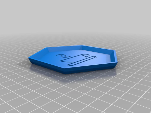 Byr Basit geometrik kahve coaster (Plastik Aparattır!!!) 3D - 4
