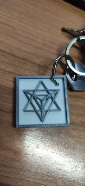 Merkaba anahtarlık (Plastik Aparattır!!!)