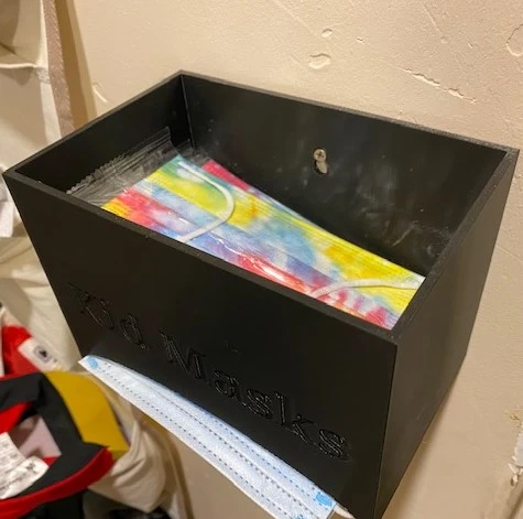 Byr Çocuk Boy Tek Kullanımlık Maske Dispenseri (Plastik Aparattır!!!) 3D - Resim 4