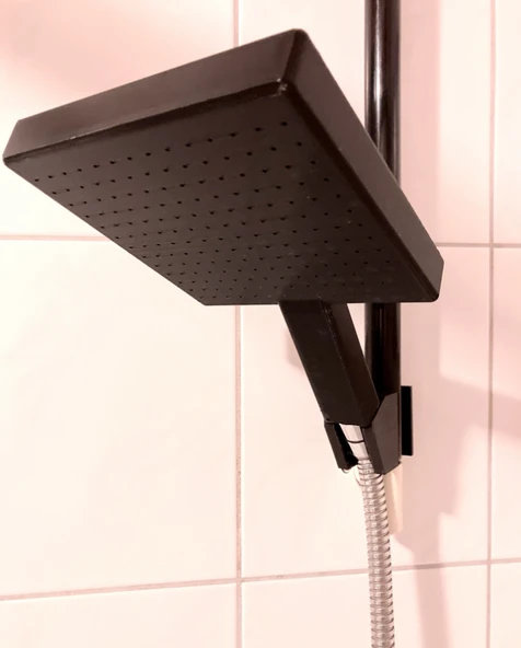 Byr kulplu büyük duş başlığı (Sadece Plastik Aparattır!!!) 3D - Resim 2