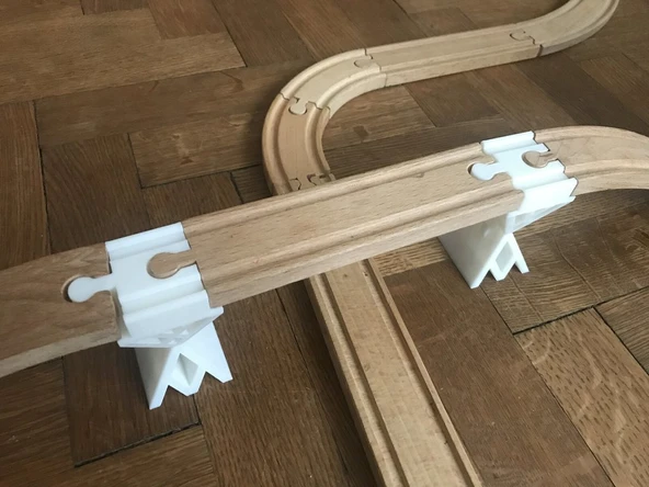 Köprü Desteği - Brio/IKEA Ahşap Tren Rayları (Plastik Aparattır!!!)