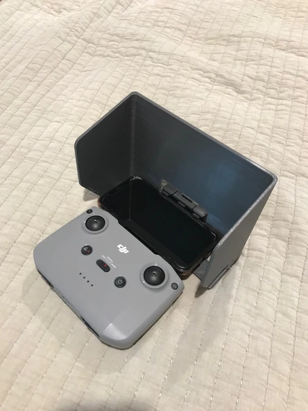DJI Mini 2 veya Mavic Air 2 uzaktan kumandası için güneşlik (Plastik Aparattır!!!) - 5