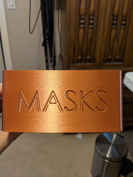 Byr Maske Kutusu, Basit (Sadece Plastik Aparattır!!!) 3D - Resim 3