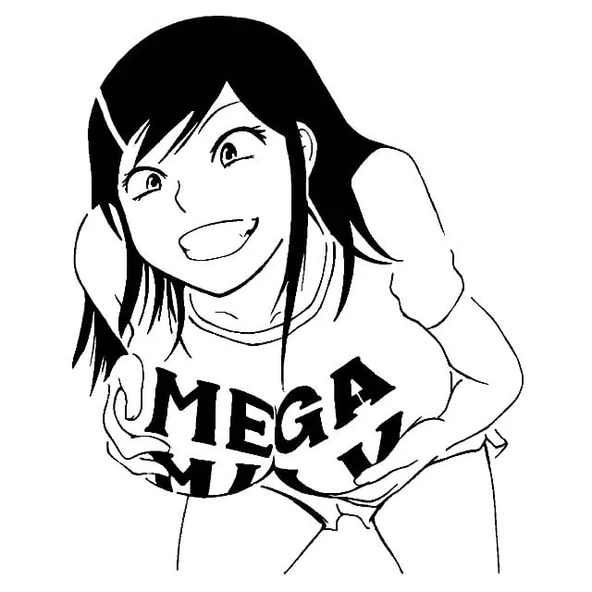 Byr Mega süt kız şablonu (Sadece Plastik Aparattır!!!) 3D