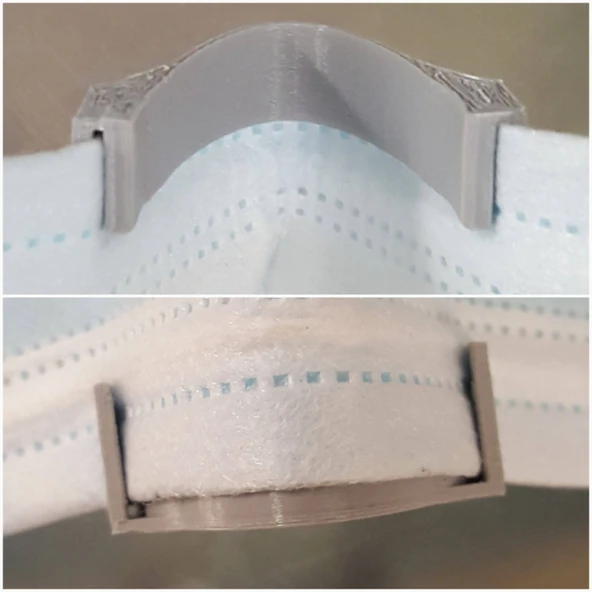 Byr Cerrahi Maske İçin Buğu Önleyici Klip (Plastik Aparattır!!!) 3D - Resim 5