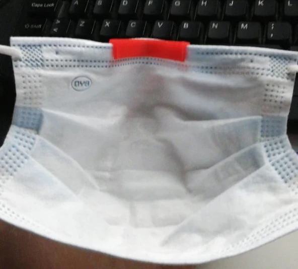 Byr Cerrahi Maske İçin Buğu Önleyici Klip (Plastik Aparattır!!!) 3D - Resim 3