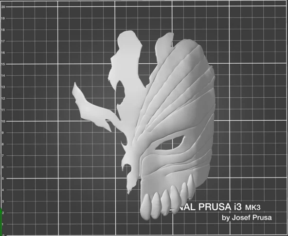 Byr Ichigo Kurosaki Yarım İçi Boş Maske Ağartıcı (Sadece Plastik Aparattır!!!) 3D ürün görseli