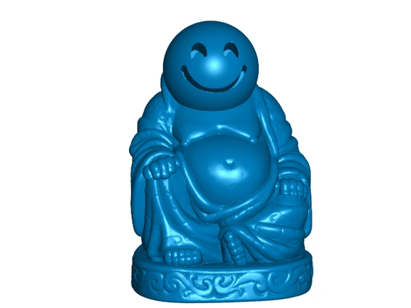 Byr Mutlu Emoji Buddha (Plastik Aparattır!!!) 3D - 2