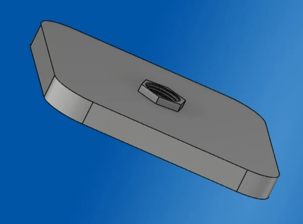 Byr Kare duş başlığı - kare duş başlığı (Sadece Plastik Aparattır!!!) 3D - 4