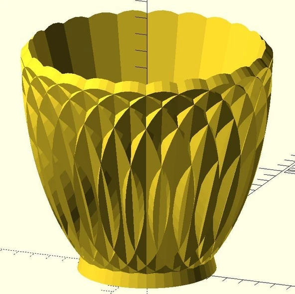 Byr Oymalı kase (Plastik Aparattır!!!) 3D
