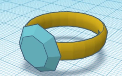 Byr elmas yüzük (Plastik Aparattır!!!) 3D - Resim 3