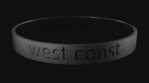 Byr West Const Bilezik (Plastik Aparattır!!!) 3D ürün görseli