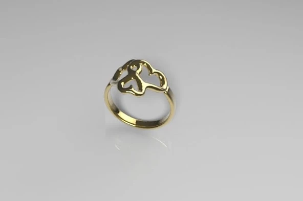 Byr Kalp Yüzük (Plastik Aparattır!!!) 3D ürün görseli