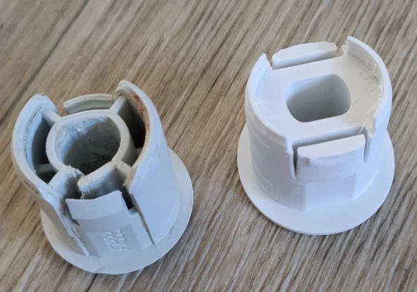 Byr Duravit yavaş kapanan klozet kapağı menteşesi (Sadece Plastik Aparattır!!!) 3D - 4