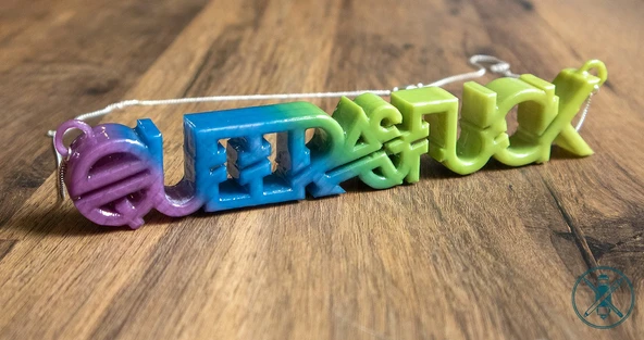 Byr QueerAsF*ck Kolye (Sadece Plastik Aparattır!!!) 3D - Resim 4