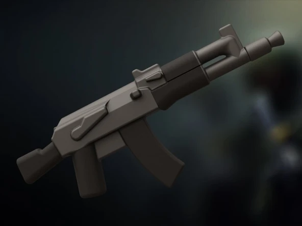 Lego minifigürleri için AK-105 (Plastik Aparattır!!!)