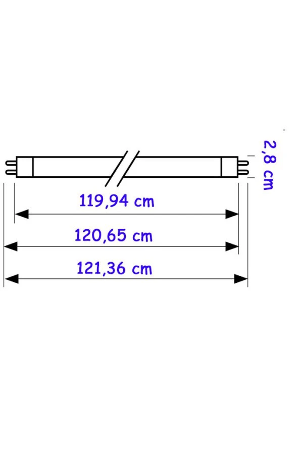 Philips TL-D 36W Floresan Armatür Karbeyazı 120 Cm - 2