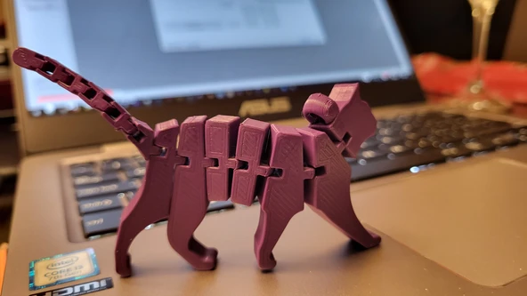 Byr Flexi Kedi + Yüzük (Sadece Plastik Aparattır!!!) 3D - Resim 3