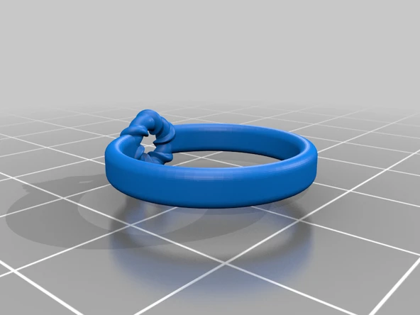 Byr Bükülmüş altıgen yüzük (Plastik Aparattır!!!) 3D - Resim 2