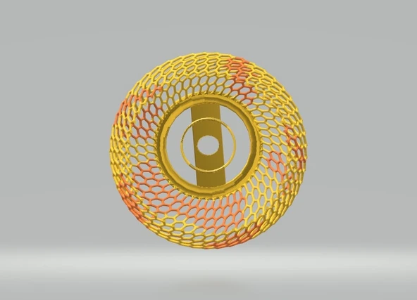 Byr Güzel Led Işık Çay Mumluk vazo şekilli Geniş Uçlu (Sadece Plastik Aparattır!!!) 3D