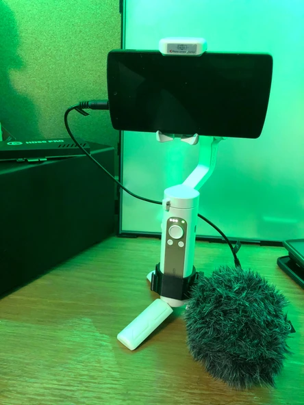 Byr Hohem iSteady X Çift Soğuk Ayakkabı Montajı (Sadece Plastik Aparattır!!!) 3D - 4