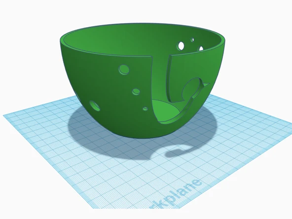 Byr İplik Kasesi - Kuş (Sadece Plastik Aparattır!!!) 3D - 3