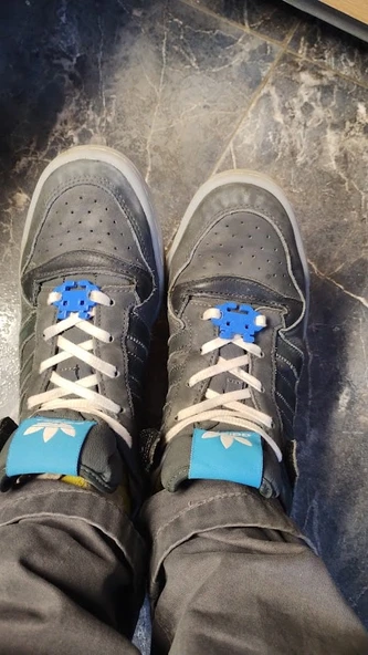 Byr Space Invader Ayakkabı Bağcıkları Kilidi (Plastik Aparattır!!!) 3D - Resim 2