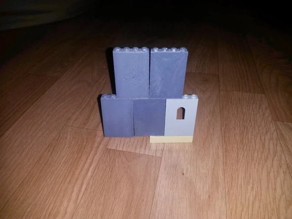 Lego uyumlu duvar parçası (penceresiz) (Plastik Aparattır!!!)