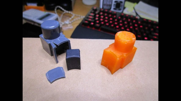 Byr Duş Başlığı Değiştirme Düğmesi (Sadece Plastik Aparattır!!!) 3D - 3