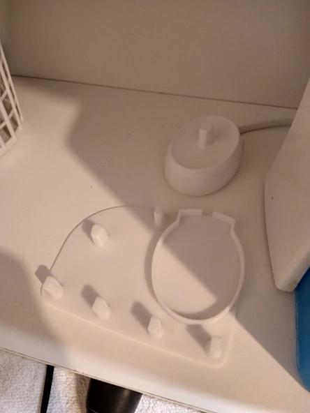 Byr Oral-B Çift Stand Çift Stand (Sadece Plastik Aparattır!!!) 3D - Resim 4