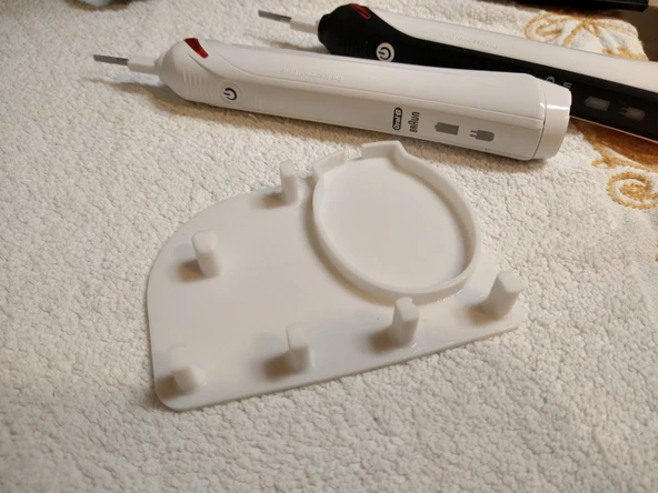 Byr Oral-B Çift Stand Çift Stand (Sadece Plastik Aparattır!!!) 3D - Resim 3